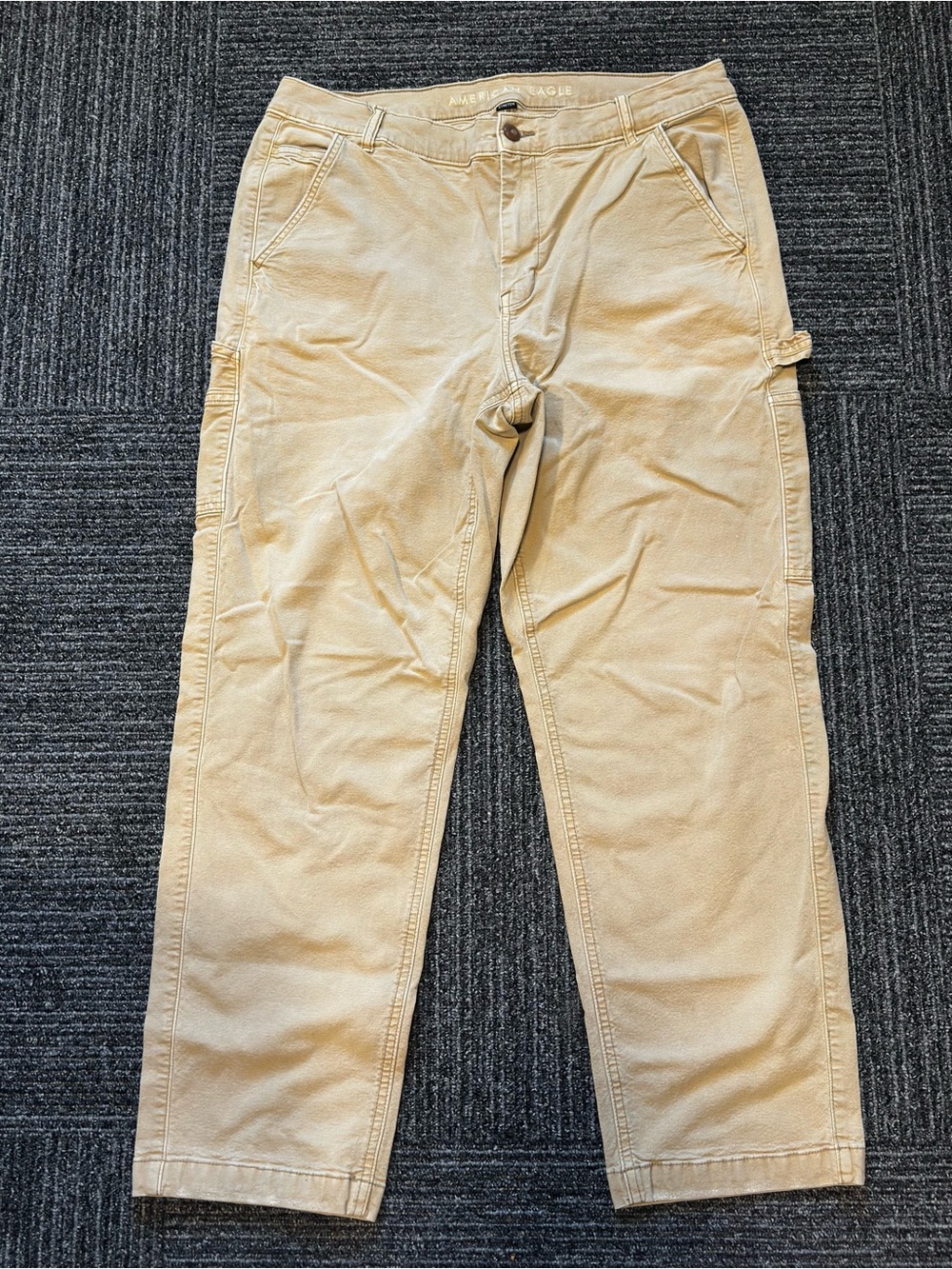 American Eagle Outfitters Womenβs Tan Carpenter Pants